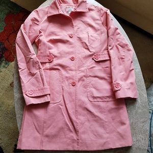 LOFT Pink Trench Coat